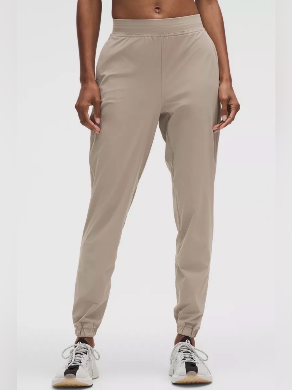 lululemon athletica size 10 Adapted Stage Joggers, Warm Ash Grey 28”